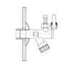 Mofém Sarokszelep 1/2"-3/8" szűrős