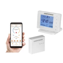 Computherm E400RF Wi-Fi okos termosztát vezeték nélküli, érintőgombos vezérlővel