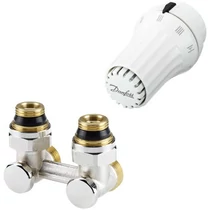 Danfoss Golyóscsapblokk szett sarok szelepes radiátorokhoz