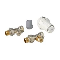 Danfoss szelepszett egyenes 1/2" O gyűrűs hollandival, RAS-C KLIKK termofejjel