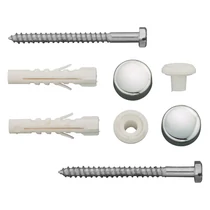 WC-rögzítő készlet, 6 mm x 70 mm, krómozott