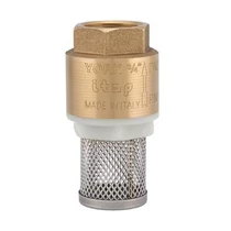 Réz visszacsapó szelep szűrővel 3/4"