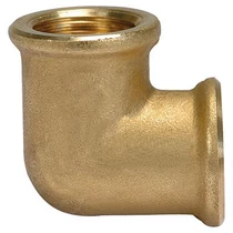 Réz menetes könyök BB 1/2"