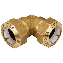 KPE csatlakozó réz egál könyök 25-25