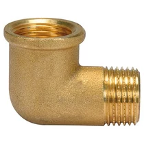 Réz menetes könyök KB 6/4"