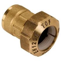 KPE csatakozó réz BM 25-3/4"