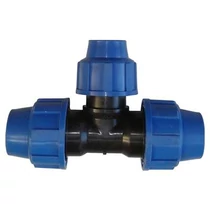 KPE egál T-idom műanyag 32-32-32