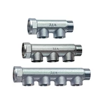 FAR Osztó gyűjtő 2 körös, BM 3/4" -1/2"