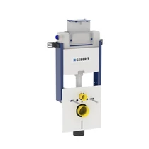 Geberit Kombifix WC szerelőelem fali WC részére 98 cm, fentről/elölről működtethető, Omega öblítőtartállyal