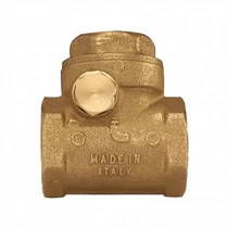 Réz visszacsapó szelep 1" lengőnyelves