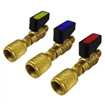 REFCO CA-1/4" SAE-Y Szervizcsap (sárga)