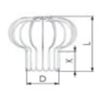 Tricox Inox madárvédő rács 80-90-100 mm