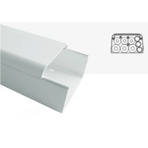 VECAMCO Kábelcsatorna 70x55 (9804-002-08) (24m/doboz)