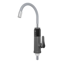 Thermex NOMA 3000 átfolyós elektromos vízmelegítő és antracit csaptelep (3 kW)