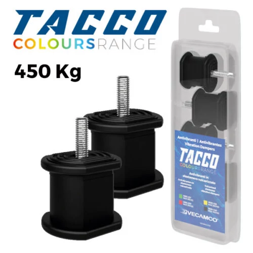 VECAMCO TACCO 9898-040 (450kg) 4db/csomag fekete Klíma kültéri rezgéscsillapító gumibak