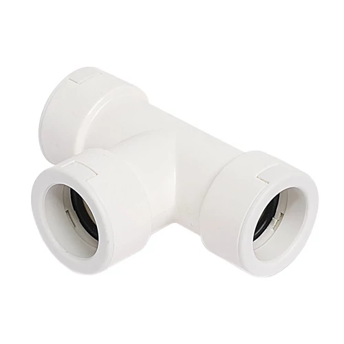 Kondenzvíz gégecső T-idom PVC 20mm (fehér)