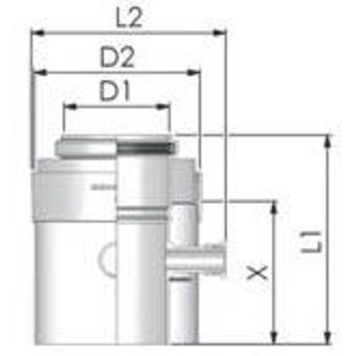 Tricox PPs/Alu mérőpont 110/160mm