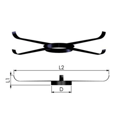 Tricox Központosító flexibilis rendszerhez, Ø 110 mm, 5 db/csomag