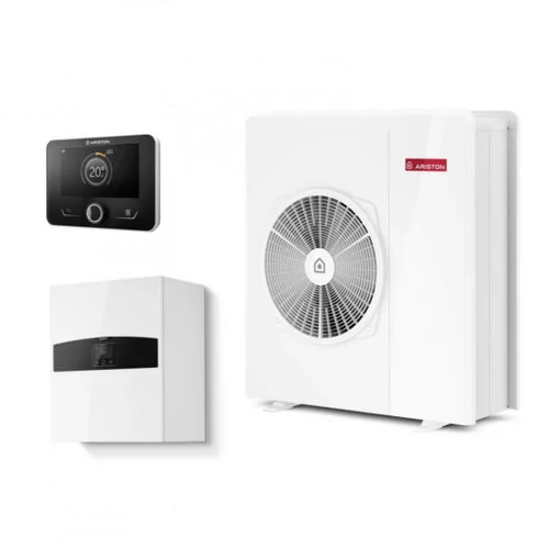 ARISTON NIMBUS PLUS 80 M-T NET R32 (3301849) MONOBLOKKOS 8KW HŐSZIVATTYÚ, 3 FÁZISÚ, 4KW-OS FŰTŐPATRONNAL, FALI BELTÉRI EGYSÉGGEL