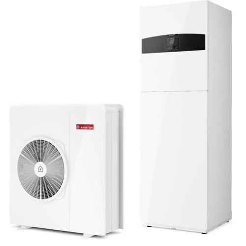 Ariston Nimbus Compact 80 M-T NET R32 monoblokkos hőszivattyú 8 kW, beltéri + 180 l HMV, 1 fűtőkör, 3 fázis (3301860)