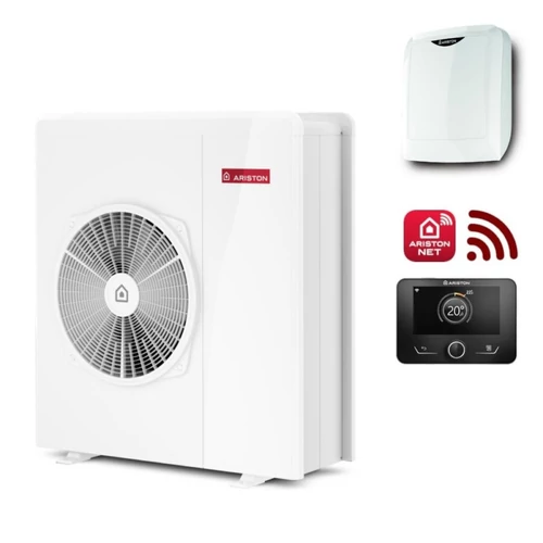 Ariston Nimbus Pocket 80 M NET R32 monoblokkos hőszivattyú 8 kW, 1 fűtőkör, 1 fázis (3301872)