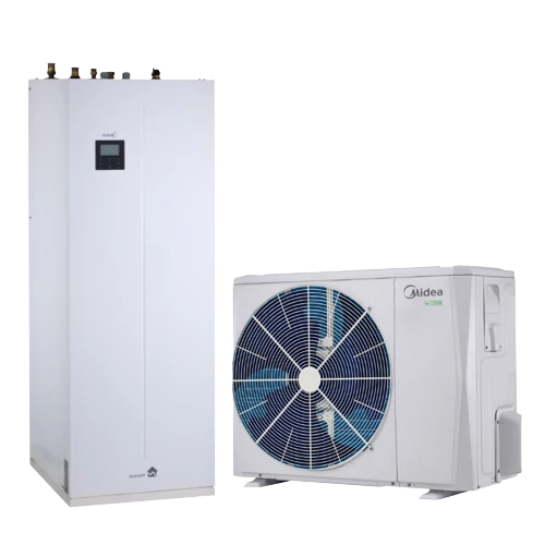 Midea split hőszivattyú 16 kW Beépített HMV tárolós MHA-V16W/D2RN8-B-IWT240 (3 fázis R32)