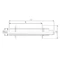 Tricox PPs/Alu parapet 80/125 mm 2db takaró lemezzel